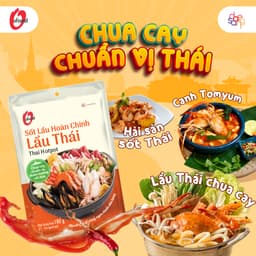 Thumbnail Sốt lẩu hoàn chỉnh O'food gói 180g, có 7 vị 1