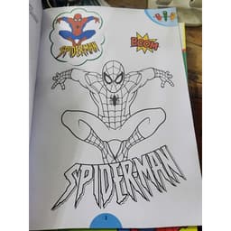 Thumbnail sách - tô màu spider-man tặng kèm stickers spider man 3