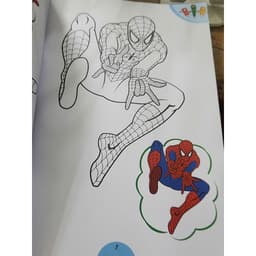 Thumbnail sách - tô màu spider-man tặng kèm stickers spider man 1