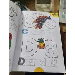 Thumbnail sách - Quà cho bé - Bé học chữ cái và tô màu tặng kèm sticker chữ cái 2