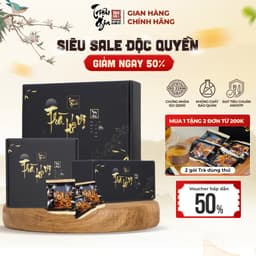 Thumbnail Set trà thảo mộc Triệu gia tứ vị giúp ngủ ngon, đẹp da, trà đông trùng hạ thảo tăng cường sức khỏe 1