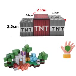Thumbnail Khối MineCraft 2.5cm - Khối nam châm xếp hình, xây dựng cho bé phát huy sự sáng tạo 2