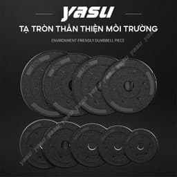 Thumbnail Tạ nhựa miếng tròn 2kg,3kg,5kg,10kg 3