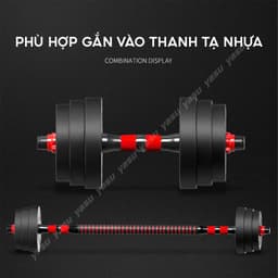 Thumbnail Tạ nhựa miếng tròn 2kg,3kg,5kg,10kg 4