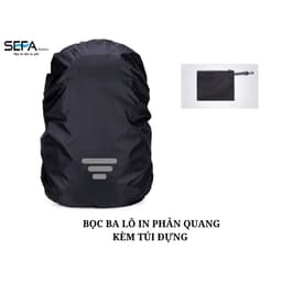 Thumbnail Bọc Ba Lô Chống Thấm Nước In Phản Quang, Túi Kéo Khóa Tiện Lợi - Dành Cho Phượt, Du Lịch, Đi Xe Máy, Đi Mưa 2