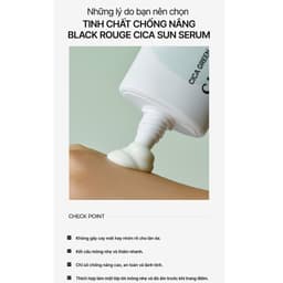 Thumbnail Tinh Chất Chống Nắng Black Rouge Cica Green Sun Serum Hàn Quốc SPF50+ 45ml 3