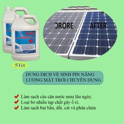 Thumbnail Dung dịch tẩy pin năng lượng mặt trời TVS-5L, tẩy cặn canxi pin mặt trời 1