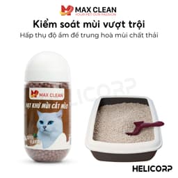 Thumbnail Hạt Khử Mùi Cho Cát Vệ Sinh Mèo Max Clean - HeLiPet - Giúp Hấp Thụ Mùi Hiệu Quả, Giữ Vệ Sinh Lâu Dài 3