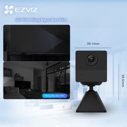 Thumbnail Camera Wi-Fi EZVIZ CB2 Sử Dụng Sim 4G, Không Dây Pin Sạc 2000 mAh, Đầu Sạc Type-C 3