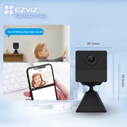 Thumbnail Camera Wi-Fi EZVIZ CB2 Sử Dụng Sim 4G, Không Dây Pin Sạc 2000 mAh, Đầu Sạc Type-C 1