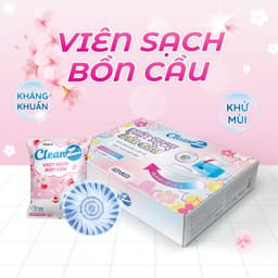 Thumbnail Combo 12 Viên sạch bồn cầu CleanZ thả bồn cầu sạch khuẩn tẩy sạch mảng bám khử mùi diệt vi khuẩn toilet 2
