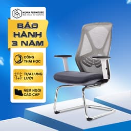 Thumbnail Ghế công thái học Nghia Furniture Spider, Full lưới thoáng khí, ngả sâu 135 độ, bảo hành 3 năm 2
