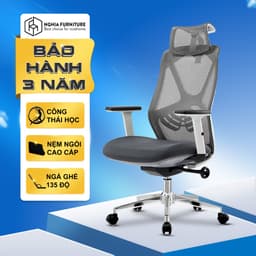 Thumbnail Ghế công thái học Nghia Furniture Ergonomic Spider 01 bảo vệ cột sống hiệu quả 1