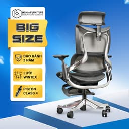 Thumbnail Ghế công thái học Nghia furniture Maza, Piston class 4  Samhongsa Hàn Quốc, lưới Wintex Hàn Quốc 1