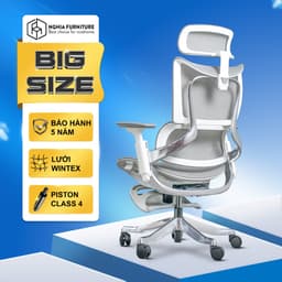Thumbnail Ghế công thái học Nghia furniture Maza, Piston class 4  Samhongsa Hàn Quốc, lưới Wintex Hàn Quốc 3