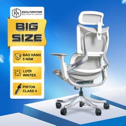 Thumbnail Ghế công thái học Nghia furniture Maza, Piston class 4  Samhongsa Hàn Quốc, lưới Wintex Hàn Quốc 2