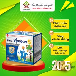 Thumbnail Cốm Tăng Chiều Cao Pre-Vipteen 2, Tăng Sức Đề Kháng Cho Trẻ Từ 6 Tháng Tuổi 1