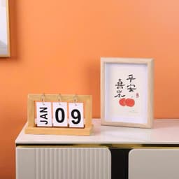 Thumbnail Lịch Gỗ Để Bàn VUADECOR Trang Trí Nhà Cửa, Bàn Làm Việc, Bàn Học Tập Chất Liệu Gỗ Mộc Mạc 2