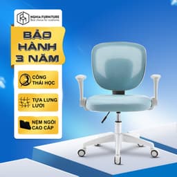 Thumbnail Ghế chống gù cho bé Nghia furniture Ergo-Kid 01, thiết kế công thái học, nâng hạ, tay vịn gấp gọn, bảo hành 3 năm 2