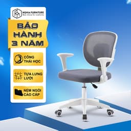 Thumbnail Ghế chống gù cho bé Nghia furniture Ergo-Kid 01, thiết kế công thái học, nâng hạ, tay vịn gấp gọn, bảo hành 3 năm 1
