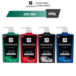 Thumbnail Sữa tắm Romano hương nước hoa Classic/ Attitude/ Force/ Gentleman 650g/chai - 4 mùi hương 1