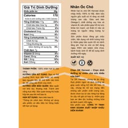 Thumbnail Nhân Óc Chó Vàng DK Harvest 200g/400g - Nhập Khẩu Mỹ | Dinh Dưỡng Cho Mẹ Bầu & Trẻ Nhỏ, Tốt Cho Trí Não 2