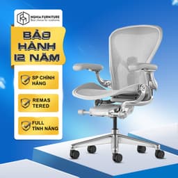 Thumbnail Ghế công thái học Nghia Furniture Ergonomic Herman Miller Aeron - Size B, phiên bản Remastered, Bảo hành 12 năm 3