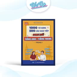 Thumbnail Combo sách Song ngữ Anh-Trung + Sổ tay xóa lười Tiếng Anh + Sổ tay xóa mù tiêng Trung 1