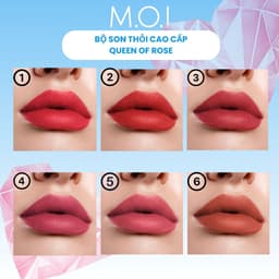 Thumbnail Son lì QUEEN OF ROSE  MOI COSMETICS bản giưới hạn 3g 2