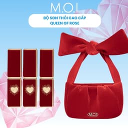 Thumbnail Son lì QUEEN OF ROSE  MOI COSMETICS bản giưới hạn 3g 3