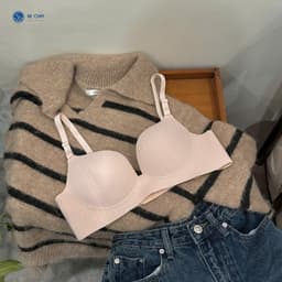 Thumbnail Áo Lót Nữ Su Đúc 3D Không Gọng Đệm Vừa Nâng Ngực AL8566 By Bechipi 3