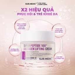 Thumbnail Kem Dưỡng Phục Hồi và Trẻ Khoẻ Da SURMEDIC Super Peptide 100tm Collagen Lifting Cream 50ml 2