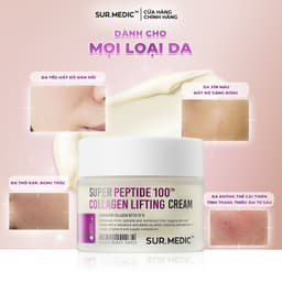 Thumbnail Kem Dưỡng Phục Hồi và Trẻ Khoẻ Da SURMEDIC Super Peptide 100tm Collagen Lifting Cream 50ml 3