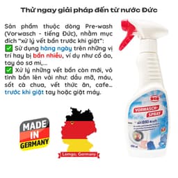 Thumbnail Xịt Tẩy Vết Bẩn Quần Áo ORO Nước Tẩy Quần Áo Màu, Tẩy Cổ Áo Sơ Mi, Tẩy Quần Áo Trắng, Tẩy Vết Thức Ăn, Vết Cafe, Đồ Uống 2