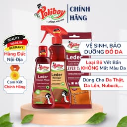 Thumbnail Làm Sạch và Bảo Dưỡng Đồ Da, Giày Da, Bốt Da, Túi Da POLIBOY Chống Mốc Đồ Da, Làm Sạch Túi Da, Làm Bóng Giầy Da 1