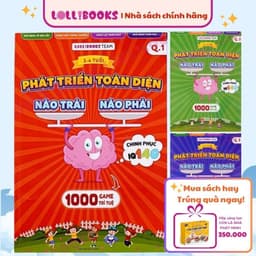 Thumbnail Sách Khai Phá Tiềm Thức Trí Não Phát Triển Toàn Diện Não Trái Não Phải cho bé tập nói, phát triển IQ sớm - LOLLIBOOKS 1