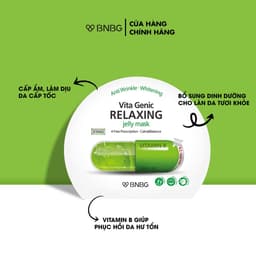 Thumbnail Mặt Nạ Phục Hồi Da Tổn Thương BNBG Vita Genic Relaxing Jelly Mask 30ml (Miếng lẻ) 2
