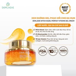 Thumbnail Bộ Đôi Serum Kem Dưỡng Giảm Mụn, Mờ Thâm Chiết Xuất Phỉ Derladie Witch Hazel Perfect Vitamin 55ml 1