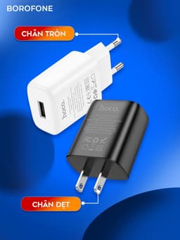 Thumbnail Bộ củ cáp Hoco C134 5V 2.4A dành cho iphone, ipad 4