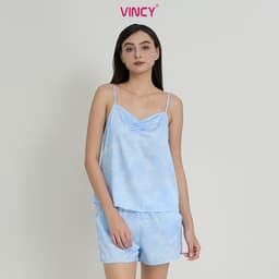 Thumbnail Bộ Đồ Shorts Vải Satin Vincy BSS077W91 2
