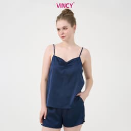 Thumbnail Bộ Đồ Shorts Vải Satin Vincy BSS077W91 3
