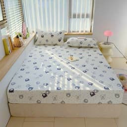 Thumbnail Bộ Ga Gối 3 Món Cotton đũi kẻ bodecor chất liệu đũi mềm mại thoáng mát nhiều mẫu đủ kích thước 4