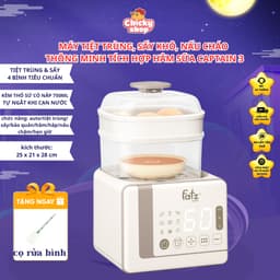 Thumbnail Máy tiệt trùng sấy khô nấu cháo thông minh tích hợp máy hâm sữa Captain 3 FATZBABY FB4326SL 1
