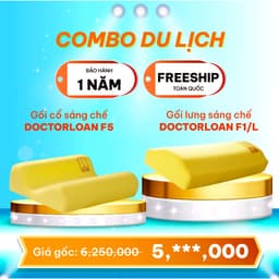Thumbnail Combo du lịch DOCTORLOAN hỗ trợ nắn chỉnh và bảo vệ cột sống 1