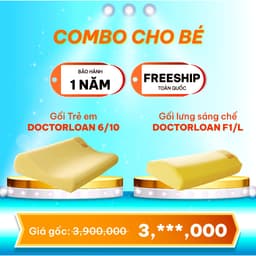 Thumbnail Combo cho trẻ em DOCTORLOAN hỗ trợ giữ dáng chuẩn bảo vệ cột sống 1
