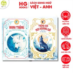 Thumbnail Sách song ngữ Tiếng Gọi Nơi Hoang Dã và Nanh Trắng tác giả Jack London, sách kinh điển HG Books 1