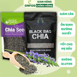 Thumbnail Hạt chia Úc hữu cơ nhập khẩu ONFOD organic ăn kiêng giảm cân healthy thực dưỡng eat clean gói 500g 1