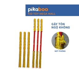 Thumbnail Gậy tôn ngộ không Pikaboo, có nút bấm phóng dài thu ngắn giống gậy như ý, hai đầu bo tròn an toàn 1