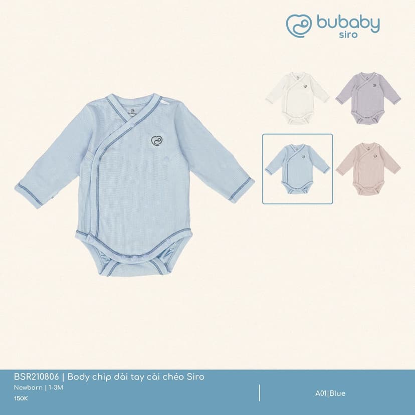 Ảnh Body chip dài tay cài chéo Siro Bubaby 4