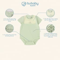Thumbnail Body chip ngắn tay Bubaby cho bé từ sơ sinh đến 12 tháng 4